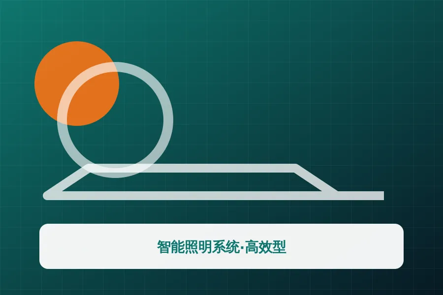 智能照明系统·高效型应用示意图