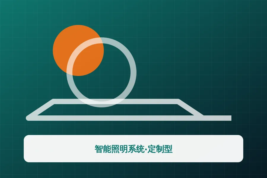 智能照明系统·定制型应用示意图